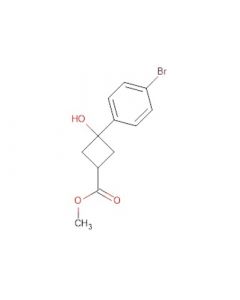 Astatech METHYL 3-(4-BROMOPHENYL)-3-HYDROXYCYCLOBUTANE-1-CARBOXYLATE; 1G; Purity 90%; MDL-MFCD31555865